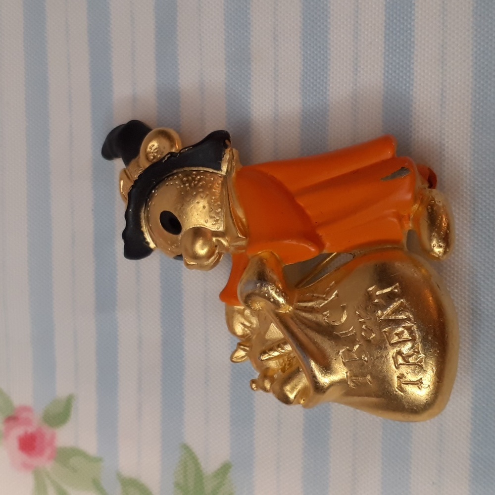 Danecraft Halloween Trick or Treat Pin Vintage